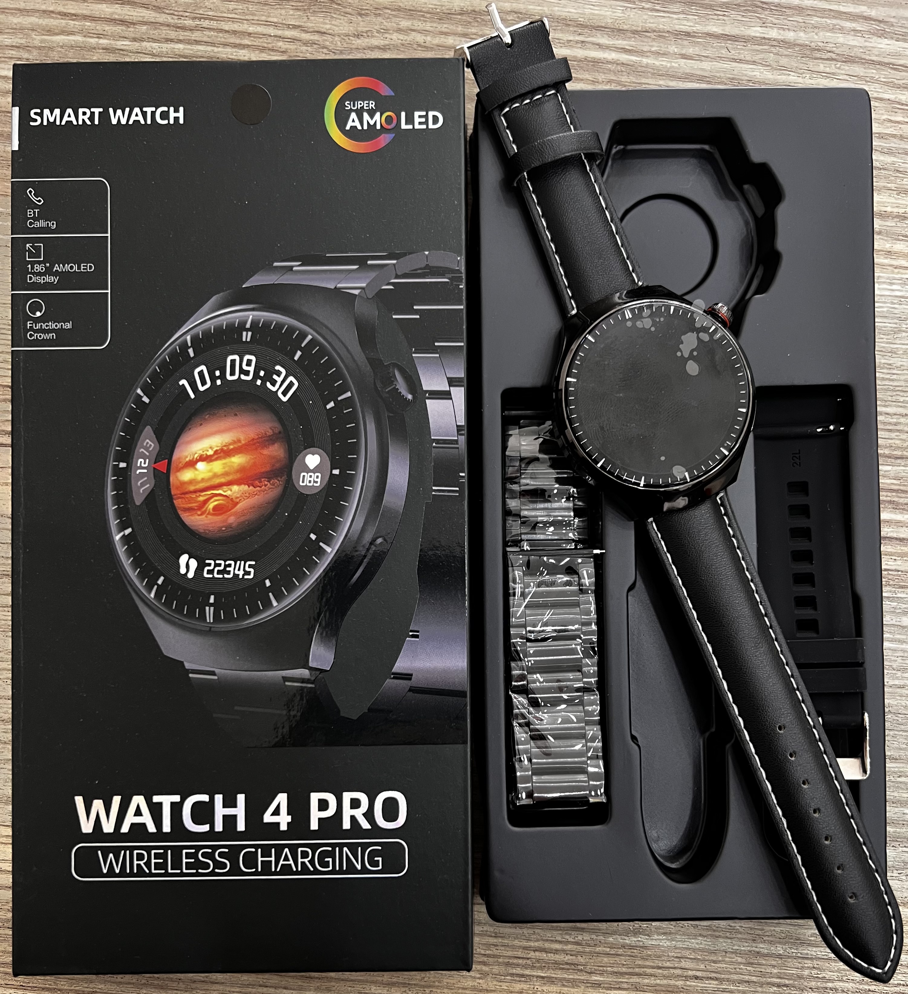 Watch 4 Pro Curved Kavisli Ekran 2024 Model Akıllı Saat