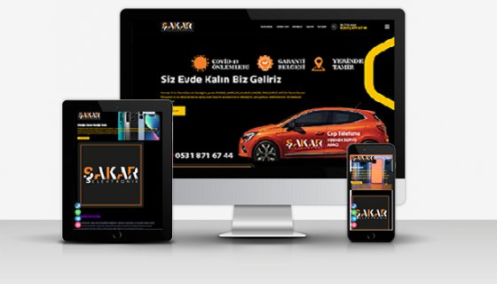 Sakar Elektronik Kurumsal Web Sitesi